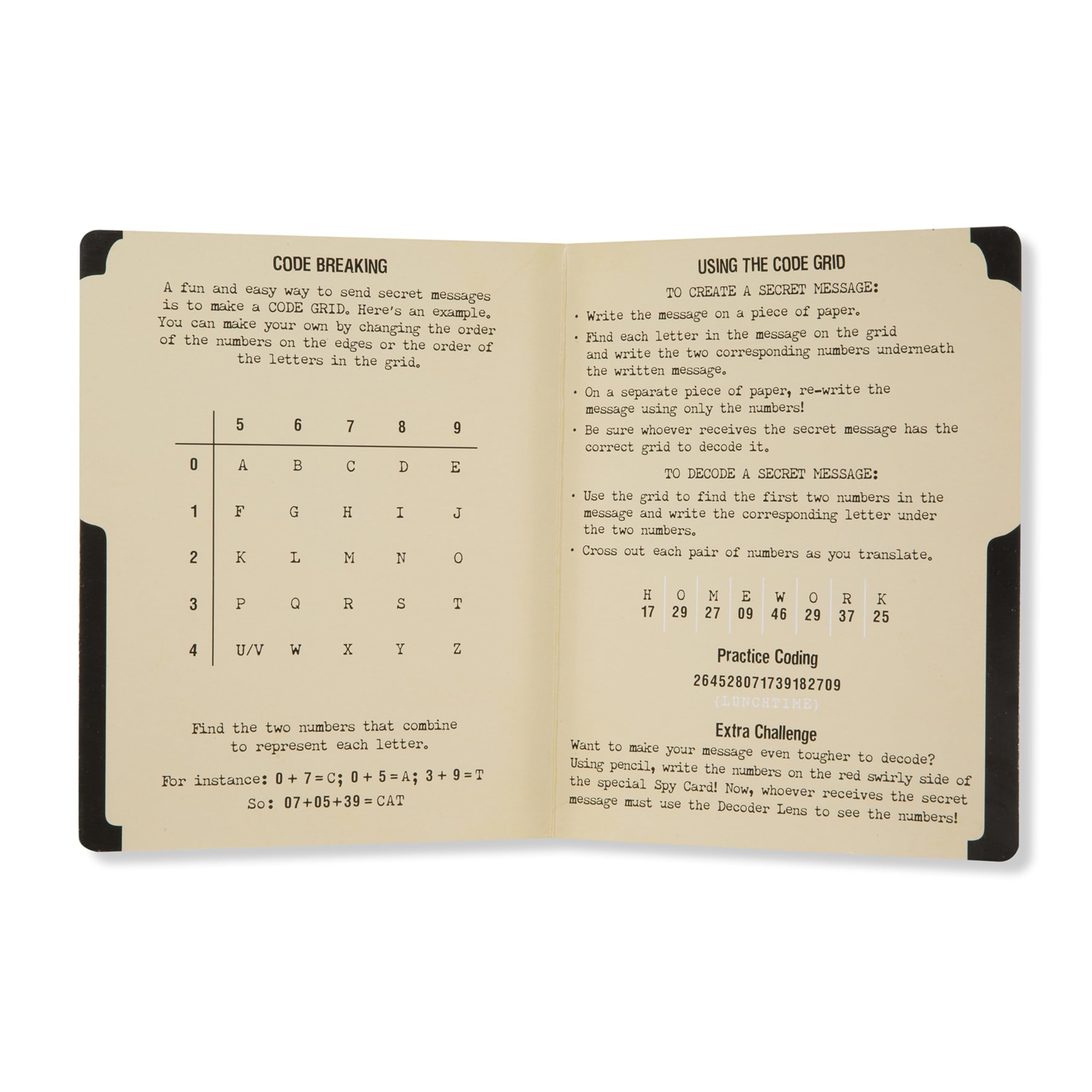 Melissa & Doug Spy Role Play Costume Set , Black