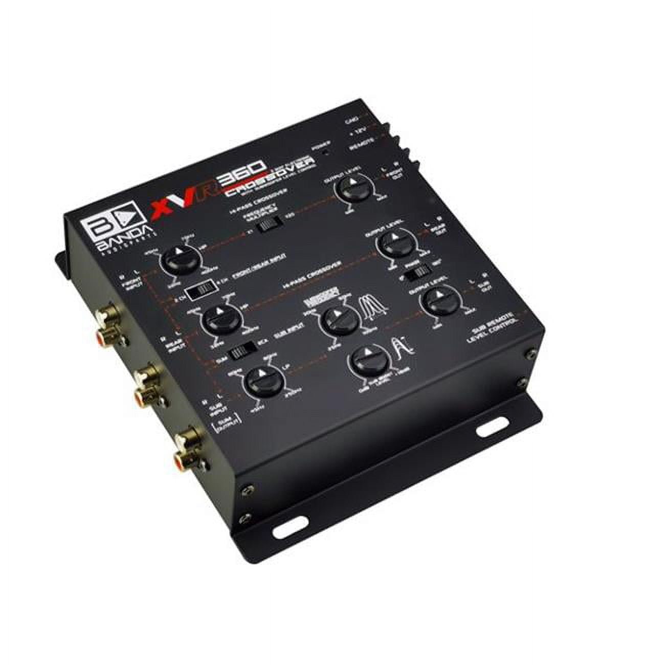 Banda XVR360 3-way Electronic Car Crossover with Either Two-or Three-way System