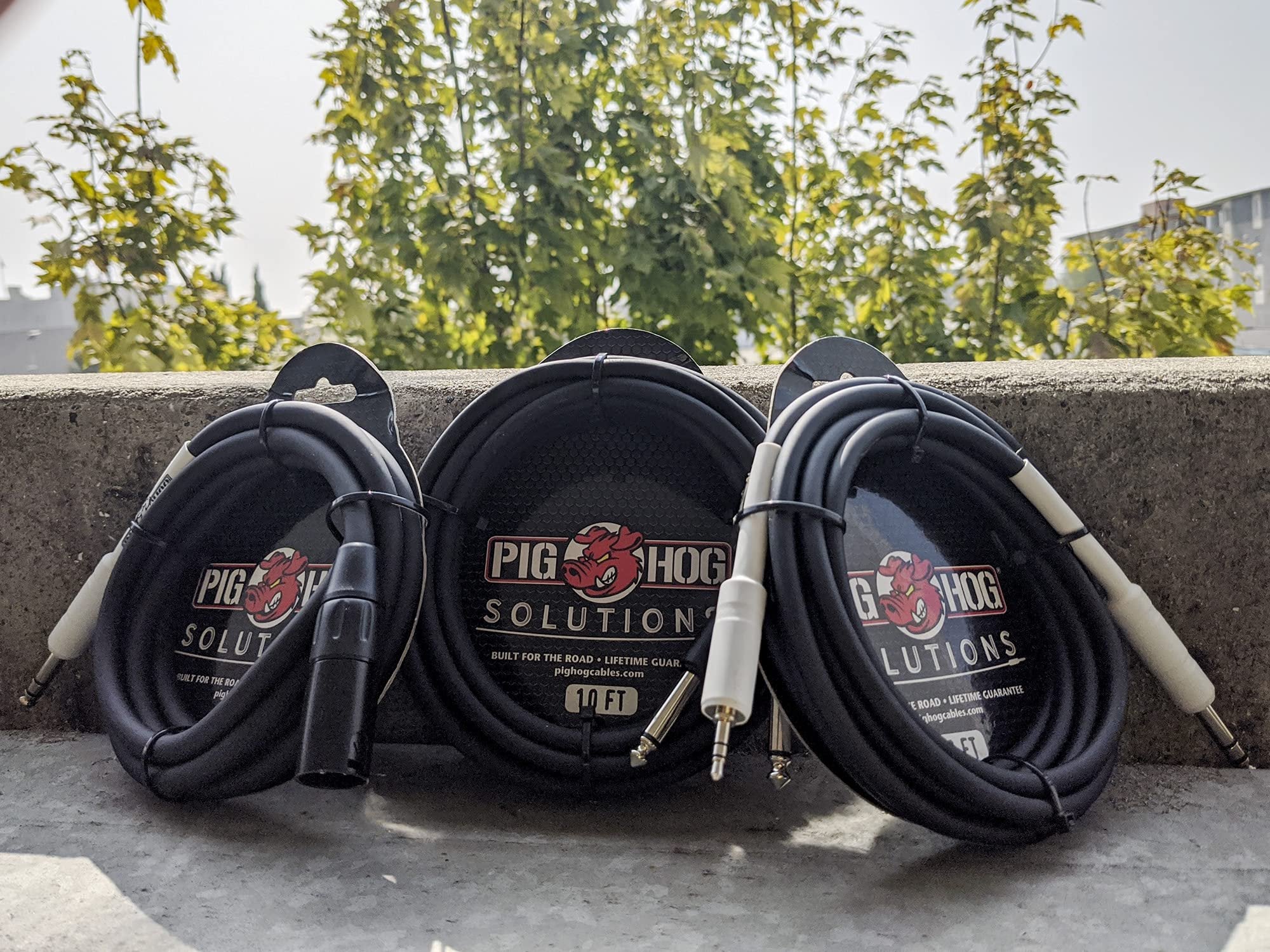 Pig Hog PX4T3 XLR Male to 1/4" TRS Instrument Cable, 3 Feet