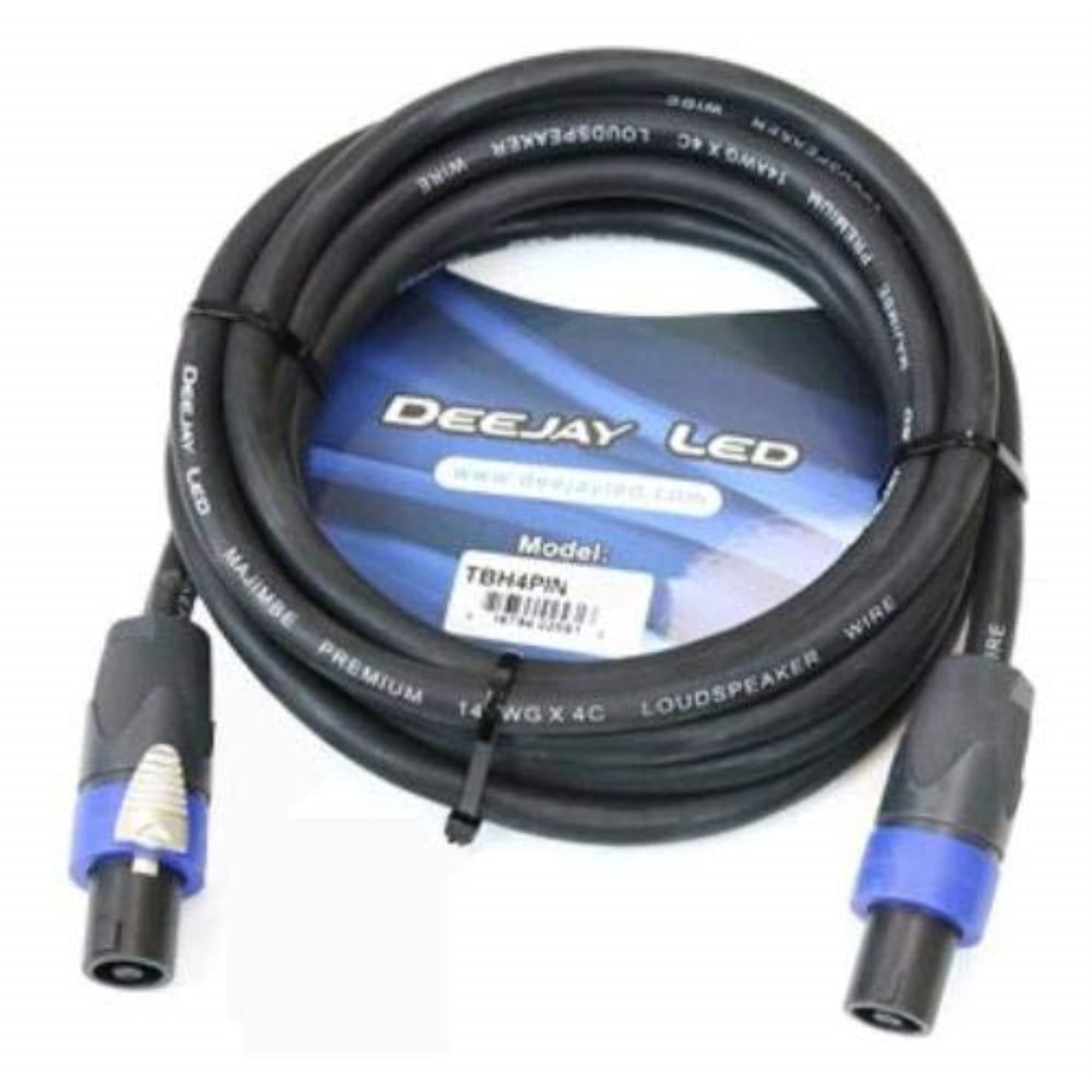 Deejay LED 6 Foot Length SPEAKON 4-Connector to SPE