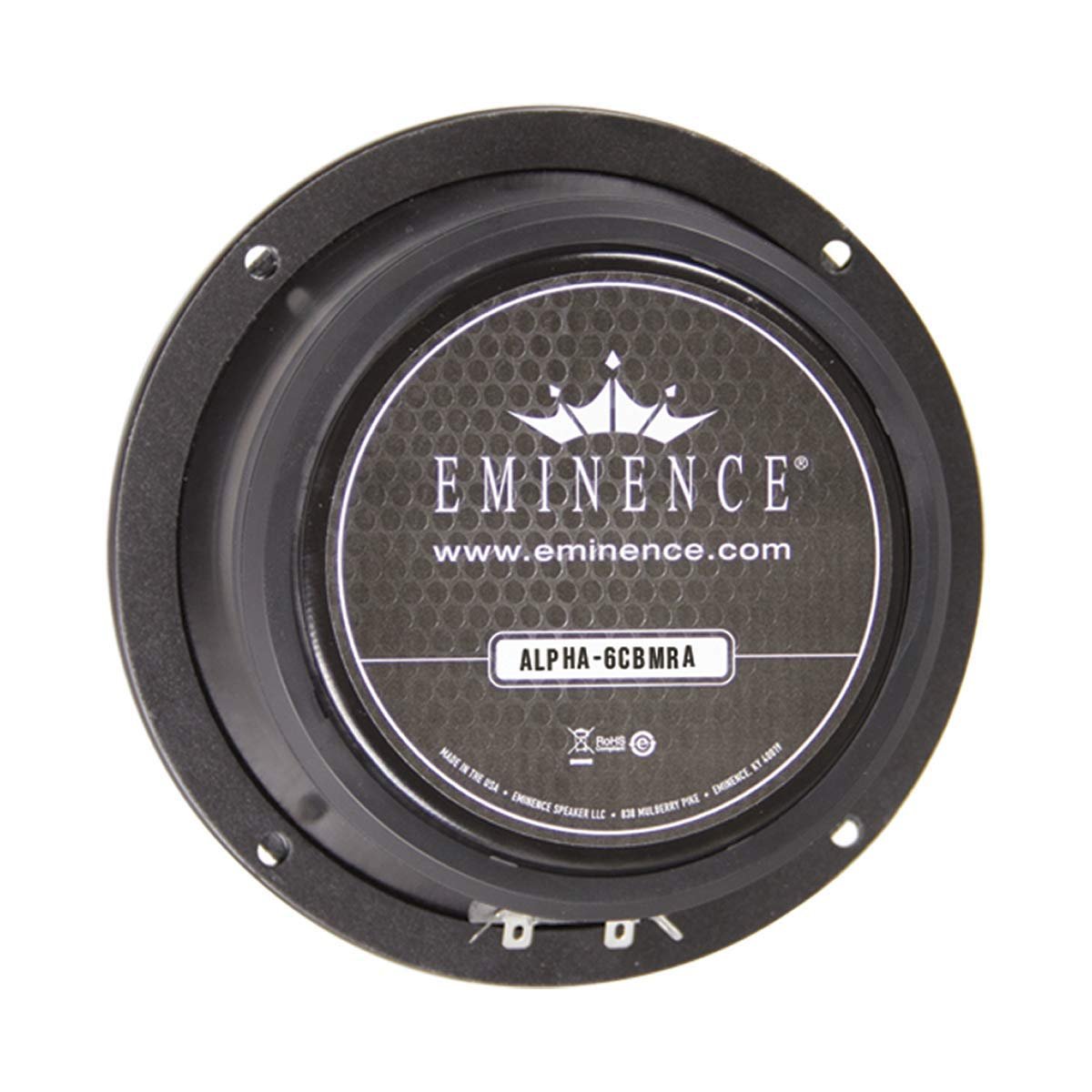 Eminence American Standard Alpha-6CBMRA 6" Midrange Pro Audio Speaker, 100 Watts at 8 Ohms