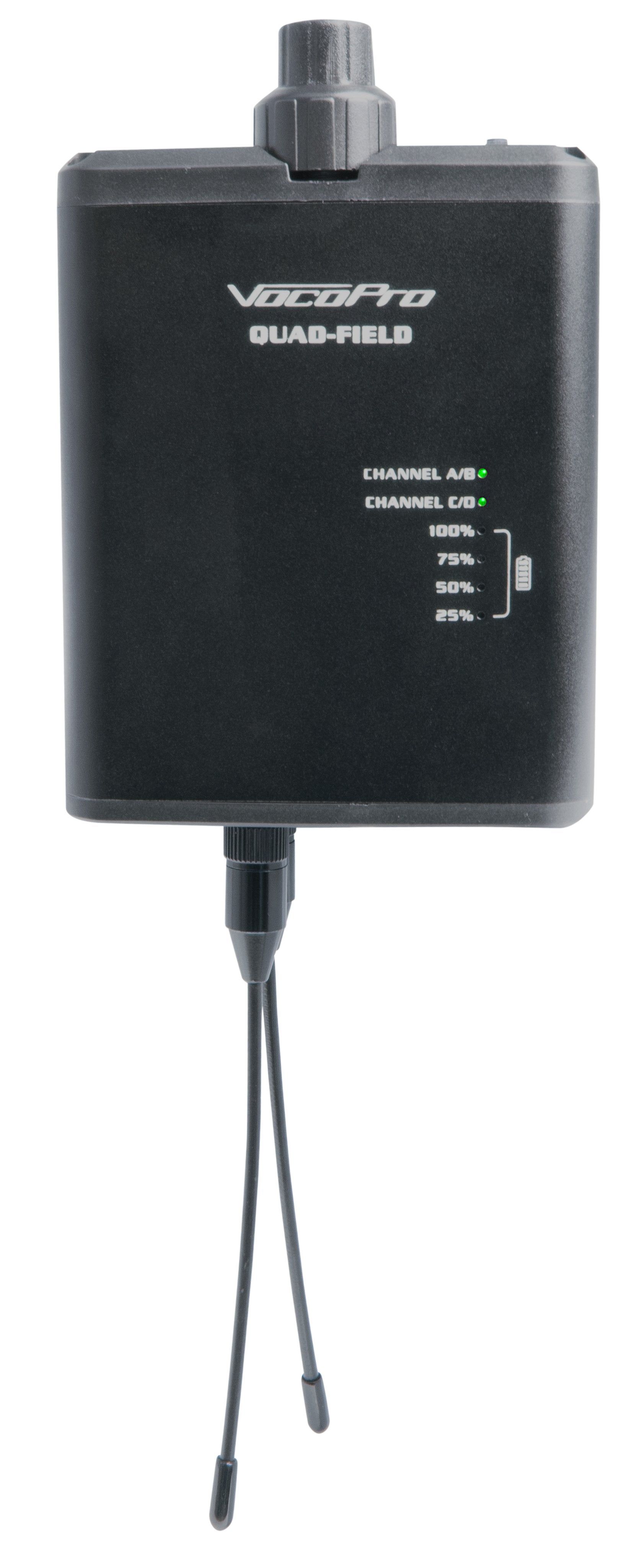 VocoPro - Portable Eight Lavalier Field/Camera-Mountable Wireless Microphone System. (VCOFIELD-QUAD-FILM-8L)