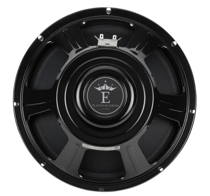 Eminence Platinum 12-inch Guitar Amp Speaker – 60W Neodymium Magnet Lightweight Loudspeaker for Combo Amps and Cabinets – Balanced Tone with Tight Lows and Sparkling Highs - L12-60N-8