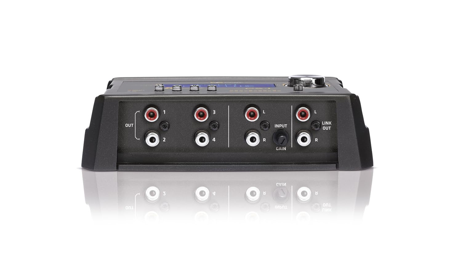 Expert PX1R 4 Channels 2 Digital Inputs Signal Processor DSP BT Equalizer Car Audio Systems Preset with All Settings Mute Phase Limiter Gain Delay Reset