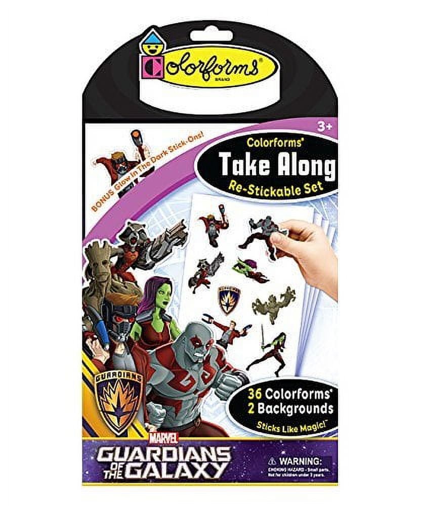 Colorforms Brand Guardians of the Galaxy Take Along Restickable Set