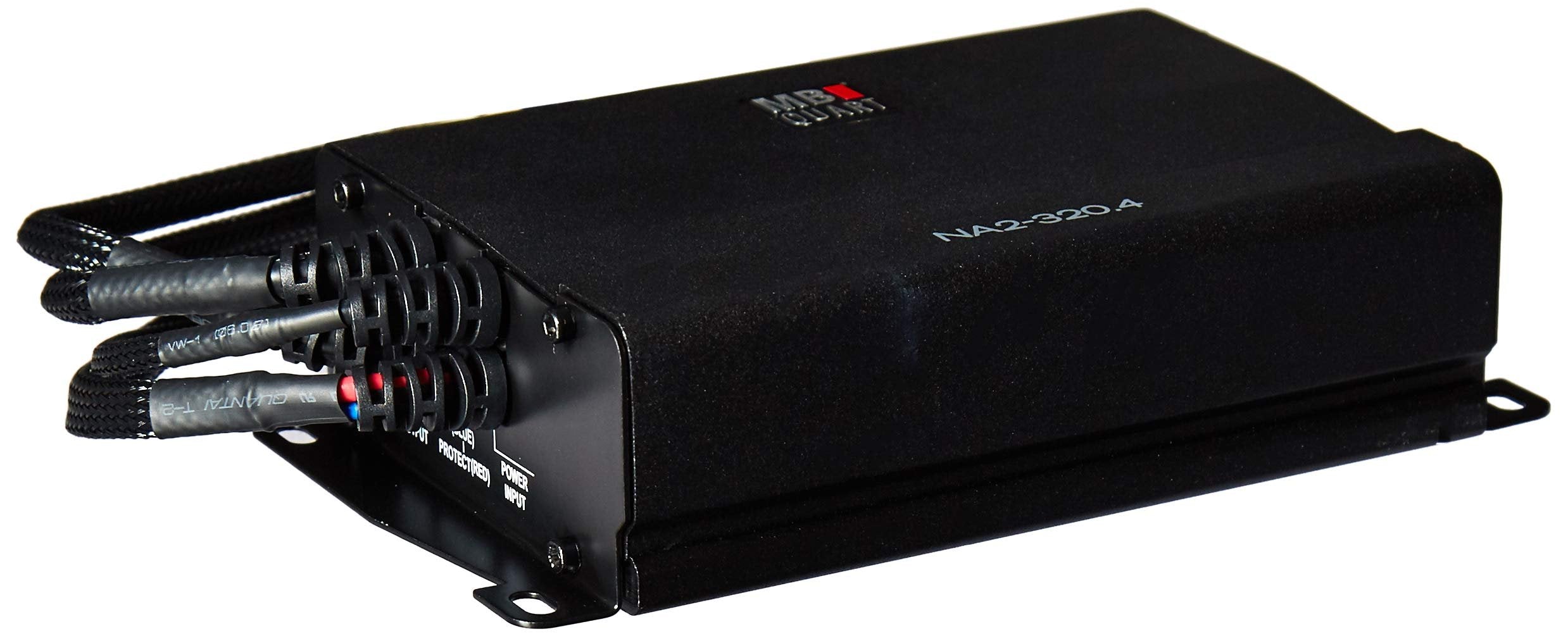 MB Quart NA2-320.4 Compact Four Channel, 320 watt Powersports Amplifier, Black