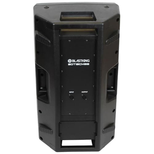 BLASTKING BDT15CMB2 15 inch 1000 Watts Active and Passive Speaker Box System w/Mic and Stand