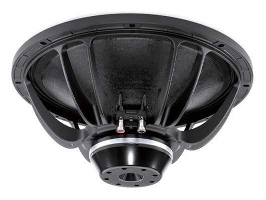 B&C Speakers ALT15NW768M 15-inch Woofer 600 Watts Rms 1200 Watts Peak 8 Ohms Double Silicone Spider Ventilated Voice Coil Gap Loudspeaker Motorcycle Car Pro Audio Components Speaker - 15NW76-8