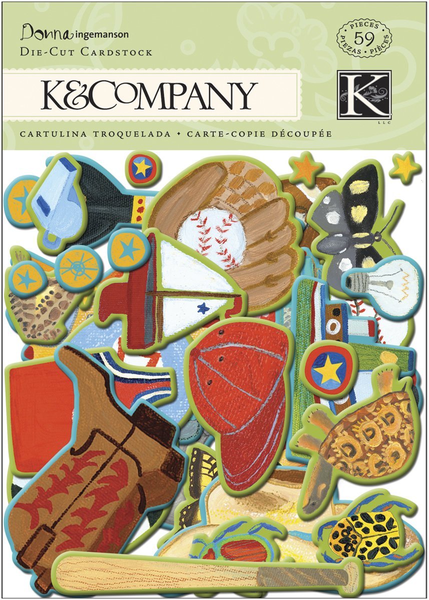K & Company Rough & Tumble Cardstock Die-Cuts-Giant Icons