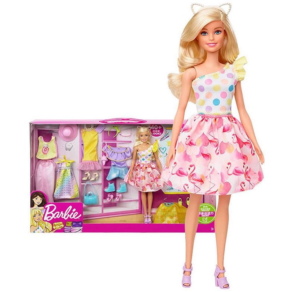 Barbie 11" Doll with Clothes and Accessories