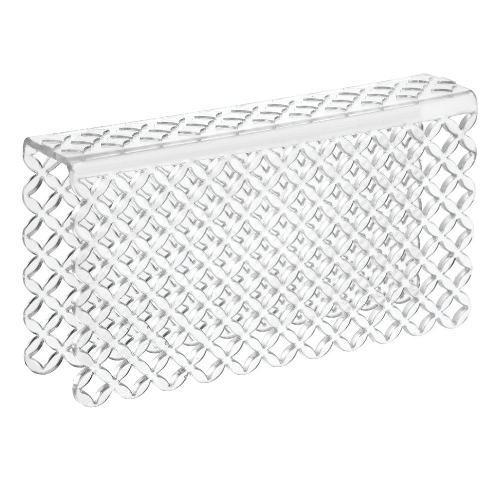 InterDesign Stari Protector Mat for Kitchen Sink Divider, Polyurethane, Clear, 6-Piece