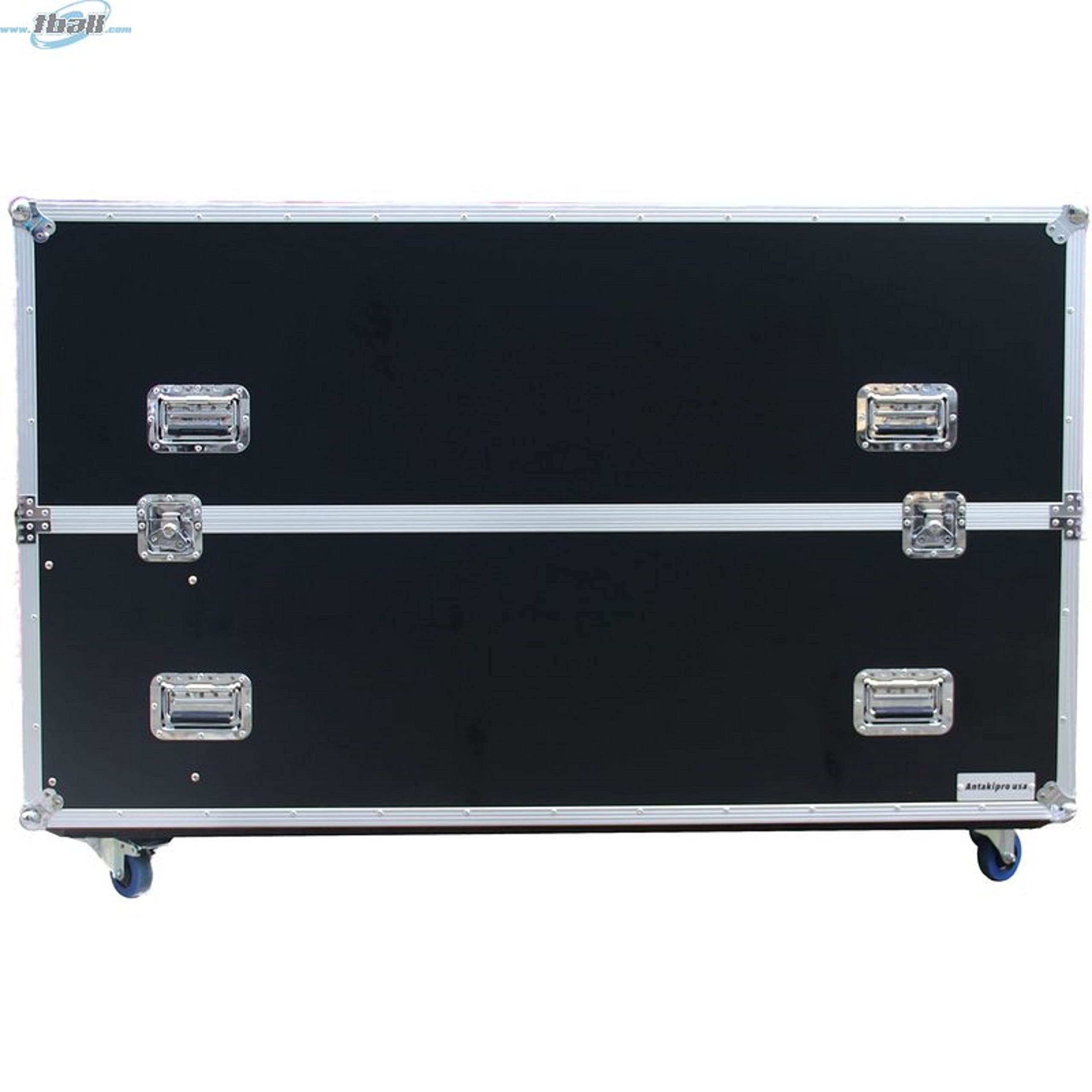 ANTAKIPRO AP-2LED63W Fly Drive Case For Two 63-inch LED or Plasma Displays with Caster Board
