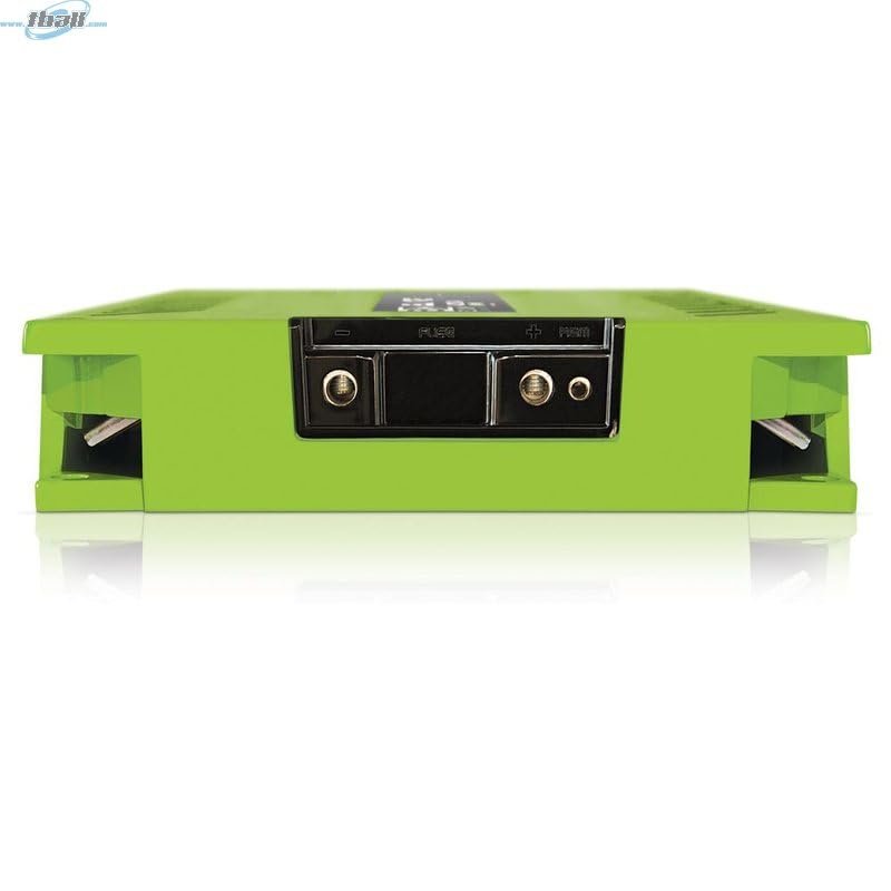 4-Ch. Vehicle Audio Bass Amplifier - 1000W High-Powered Mono Bass Amplifier w/Subsonic Filter & Low Pass Filter Stable at 1 ohm, LED Indicators, Sound Specialization, Green - BANDA 4000.41OHMGREEN