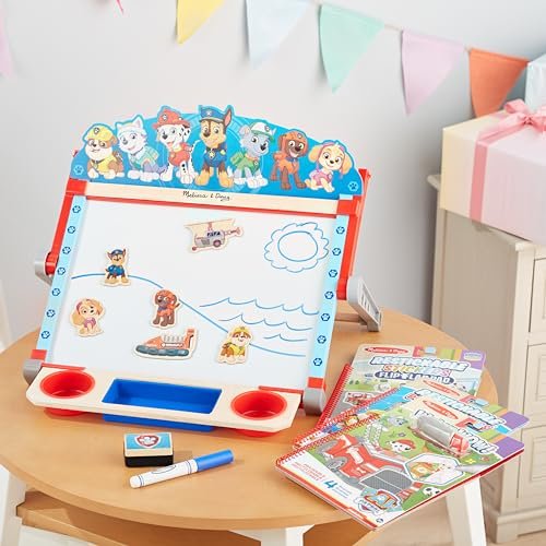 Melissa & Doug PAW Patrol Restickable Sticker Book Classic Missions | Activity Pad | 3+ | Gift for Boy or Girl
