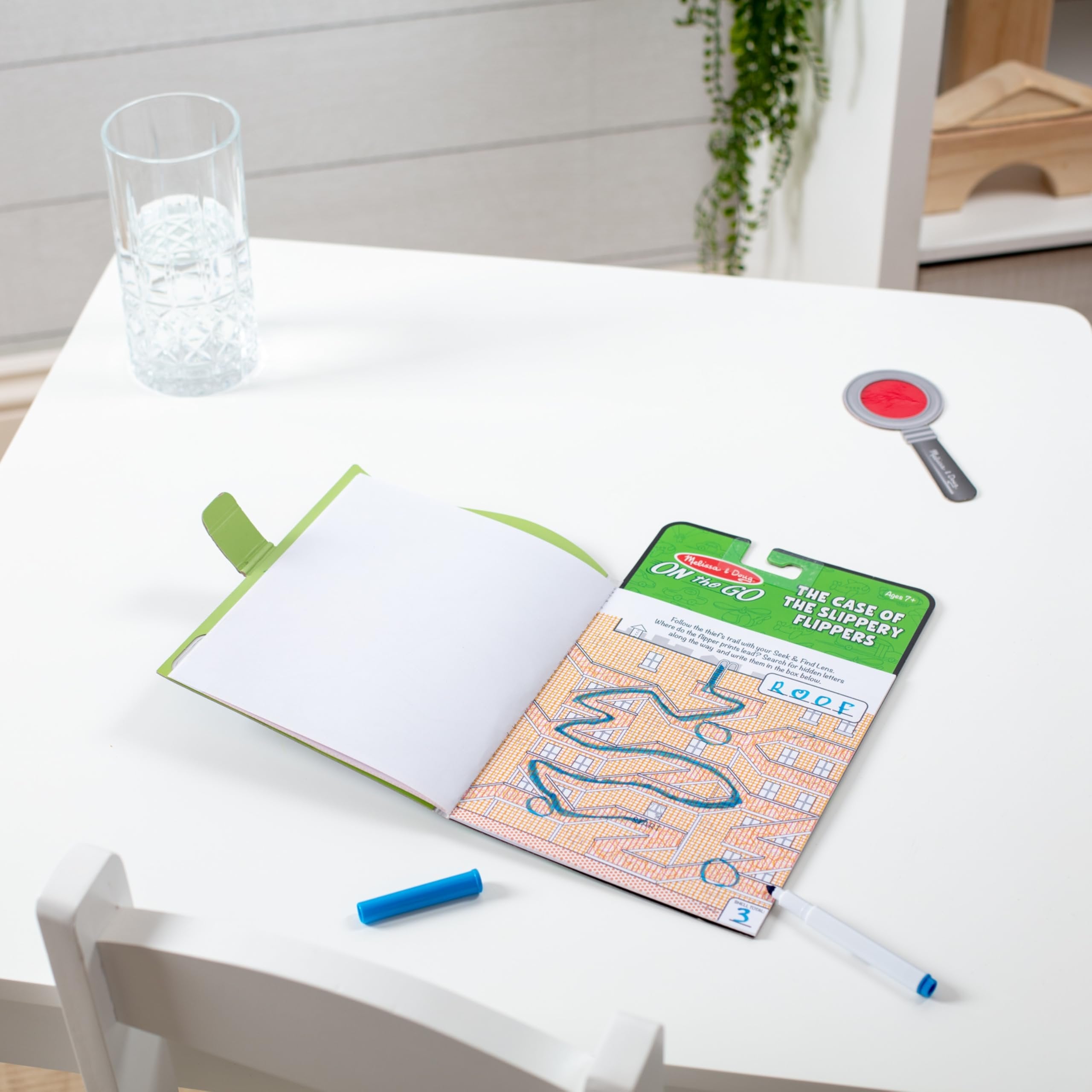 Melissa & Doug On the Go Secret Decoder Activity Book - The Case of the Slippery Flippers