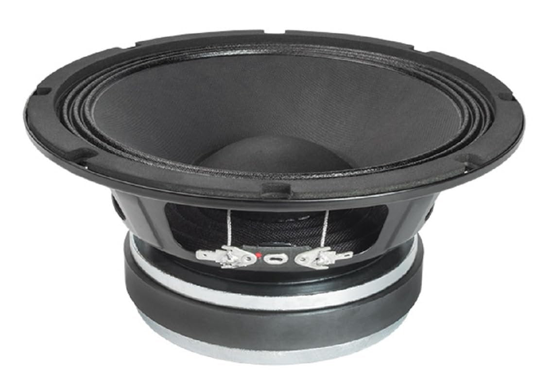 Faital Pro 8FE300-4 8-inch Mid Bass Woofer 4-Ohms Low-Frequency Loudspeaker Mid-Bass Applications 250-Watt Rms 500-Watt Max 93 dB
