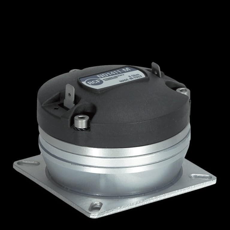 RCF ND1411M NEO Driver 1.5-Inch Diaphragm 25 Watts Rms 50 Watts Peak 8-Ohm 1-Inch Exit Throat Precision Transducers Pro Audio Speaker