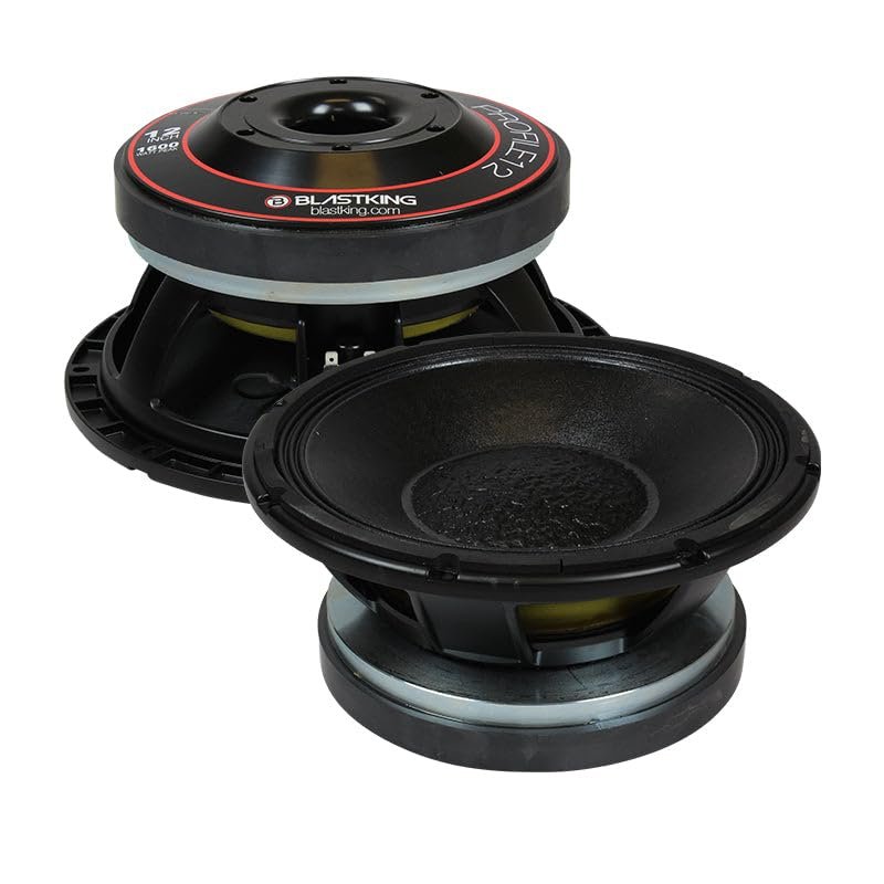Blastking PROFILE12 Woofer 12-inch 1600 Watts Max Power 800 Watts RMS 4” Voice Coil 8 Ohm High Output Low Frequency Woofers Midranges Tweeters Forced Air Ventilation