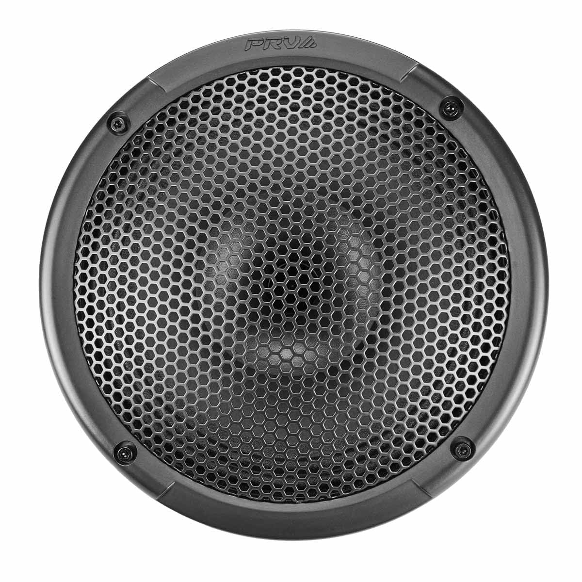 PRV AUDIO 8" Shallow Coaxial Car Audio Speaker 8CX380-4 Slim Loudspeaker with Built-in Tweeter Driver and Grill Included 380 Watts 4 Ohm (Single)