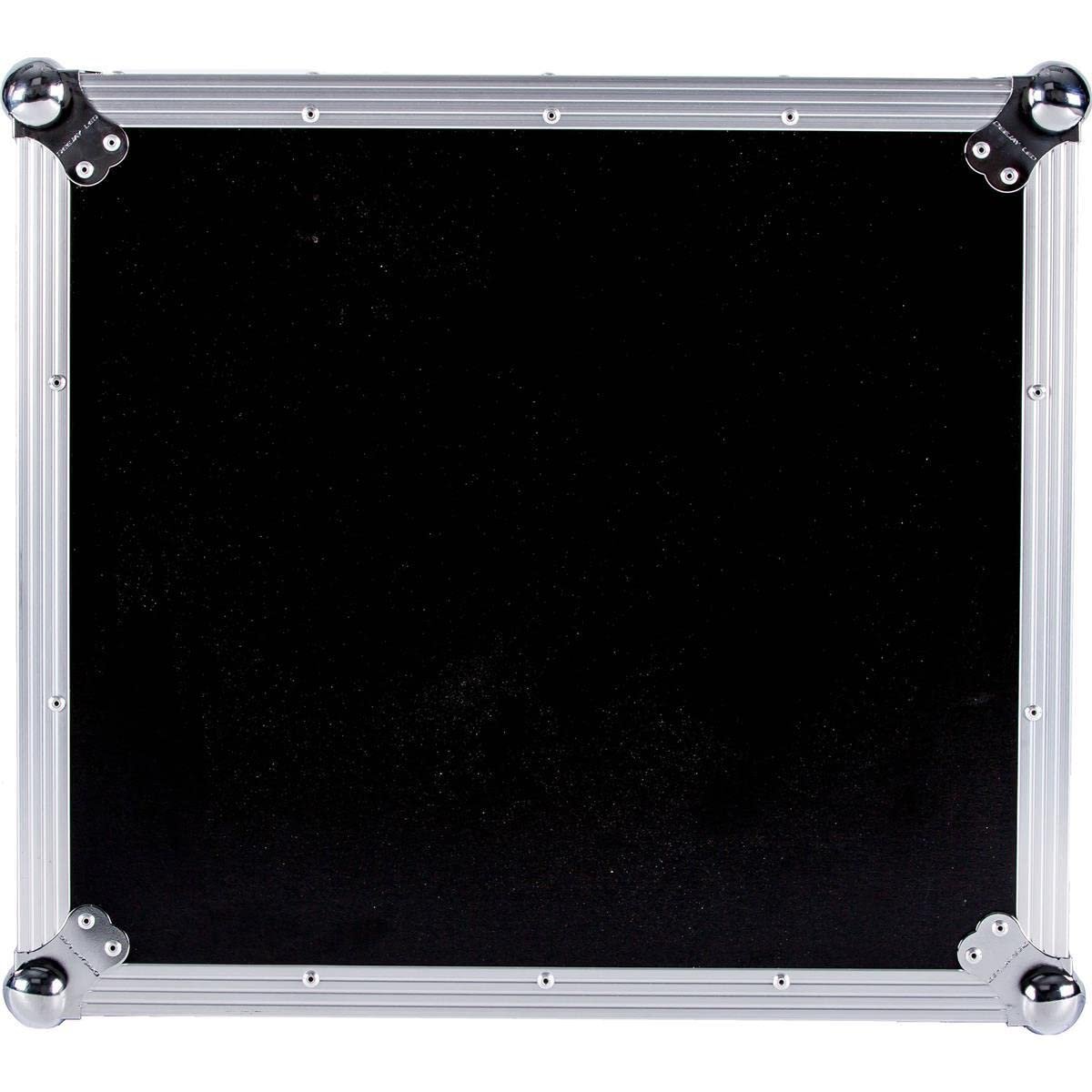 DEEJAY LED Fly Drive Case 14u Space Slant Mixer Rack / 8 u Space Vertical Rack System with Full AC Door - TBH14M8U