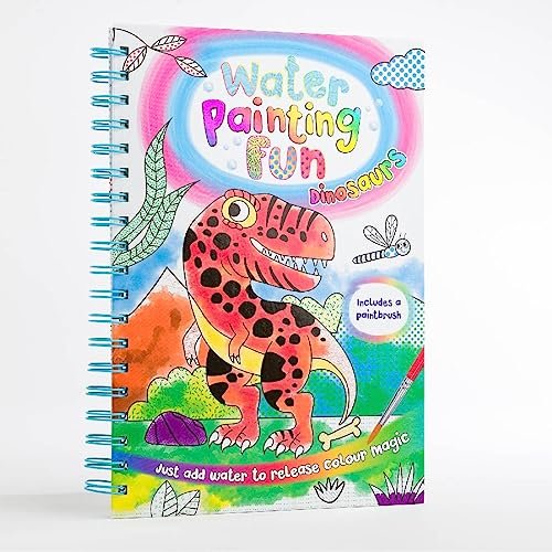 Dinosaurs Water Painting Fun Book | Painting for Ages 4 to 6 Years | Just Add Water for Mess Free Painting