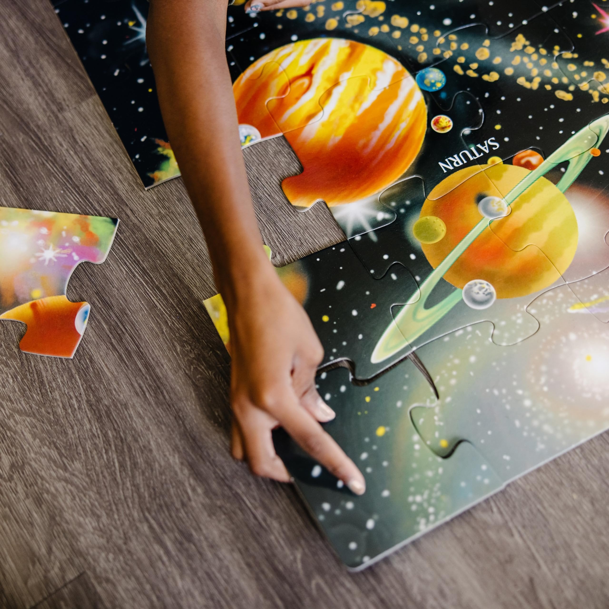 Melissa & Doug Solar System Floor Puzzle (48 pcs, 2 x 3 Feet) - FSC Certified