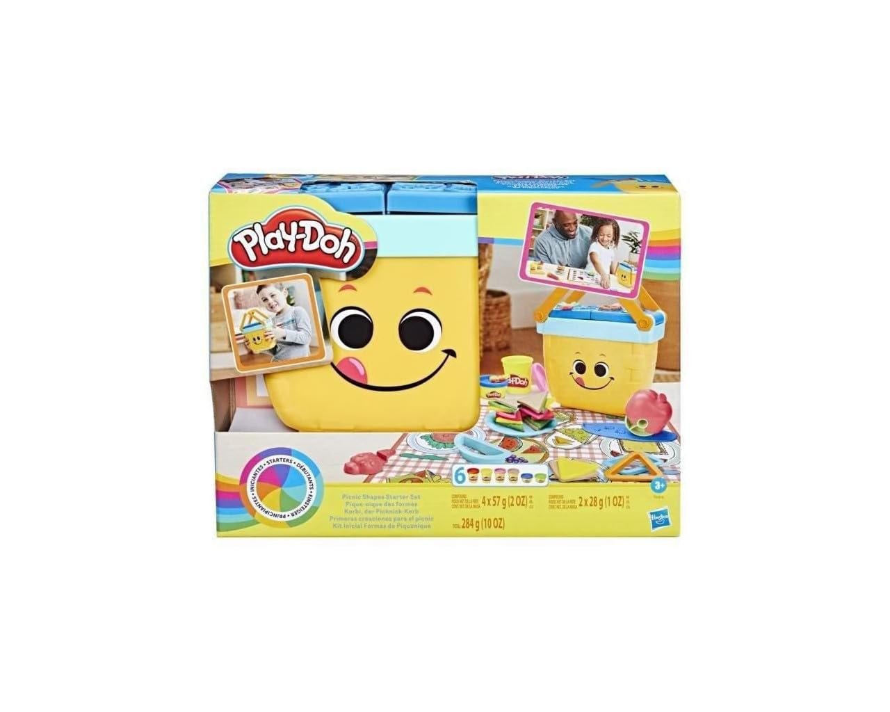 Play-Doh Picnic Shapes Starter Set, Preschool Toys (F6916) for 3+ Years