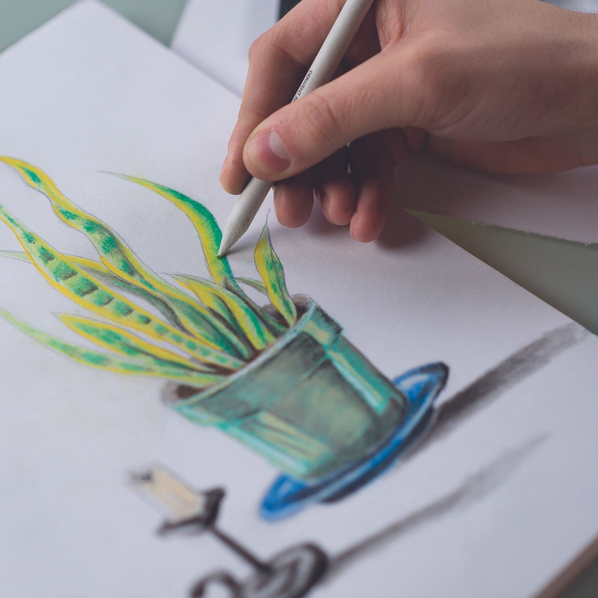 Derwent Academy Drawing Paper Pad, 40 Sheets, 9" x 12", Heavyweight (54978)