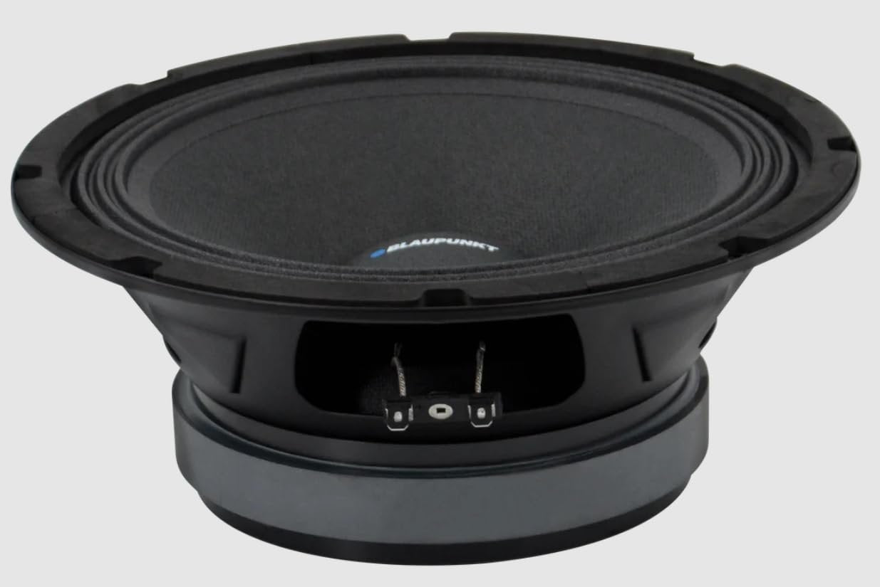 BLAUPUNKT BPP-MD800 8-inch Midrange Speaker 200 Wrms 400 Watts Peak 4-Ohm Impedance 2-inch Voice Coil Car Audio Surround System Cloth Surround for Durability