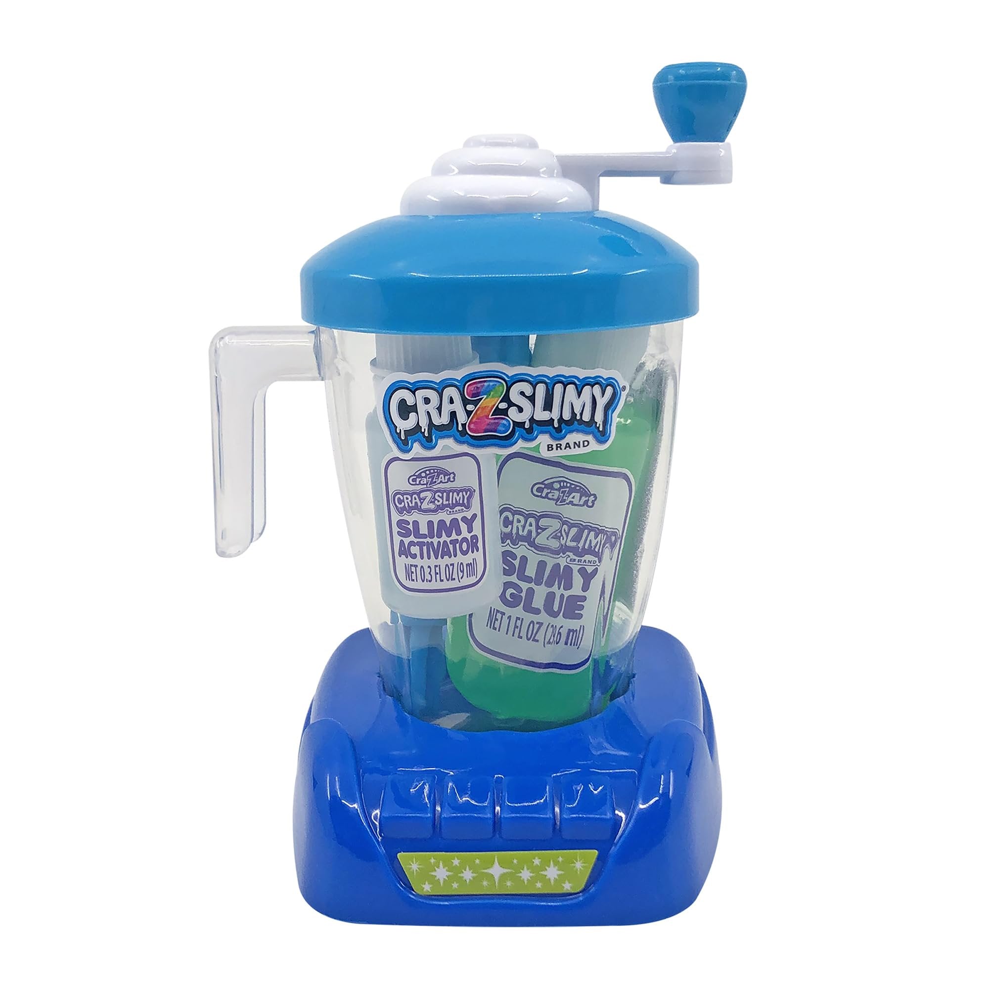 Craz-Slimy Crazy Blendz DIY Slime Making Mixer - Assorted Colors - Kids DIY Slime Craft Kit, Easter Basket Stuffer, 5" x 3.25"