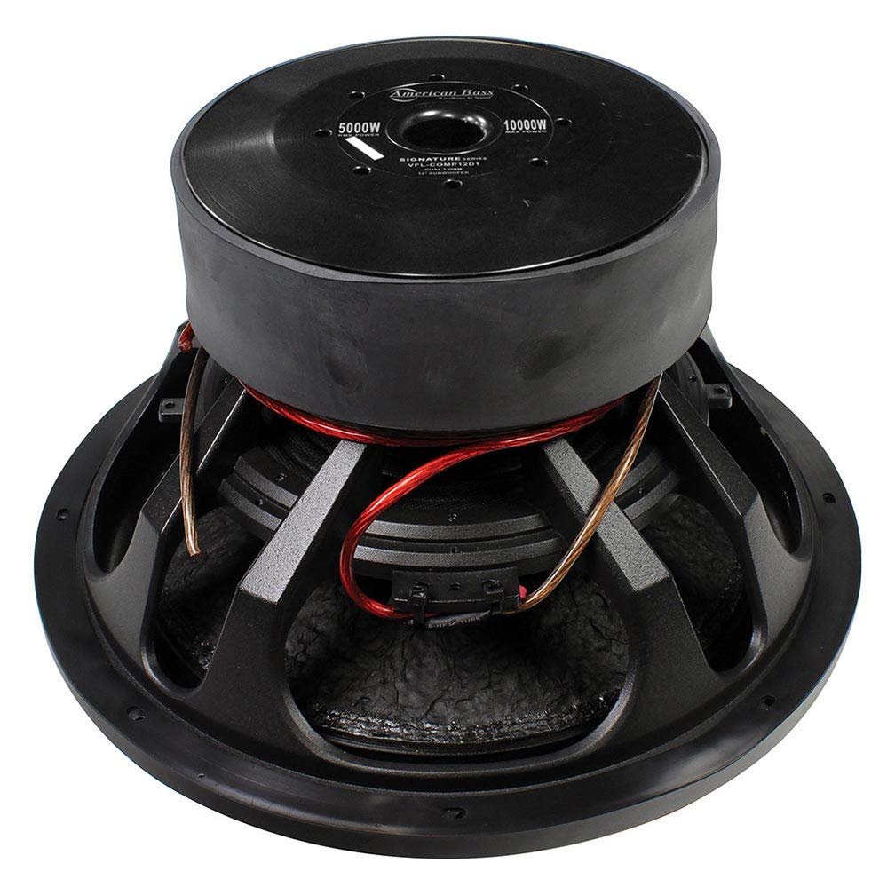 American Bass VFL-15D1 VFL COMP Signature 15-inch Subwoofer Woofer 5000 Watt RMS & 10000 Watt Max Dual Voice Coil 1 Ohm Voice Coils
