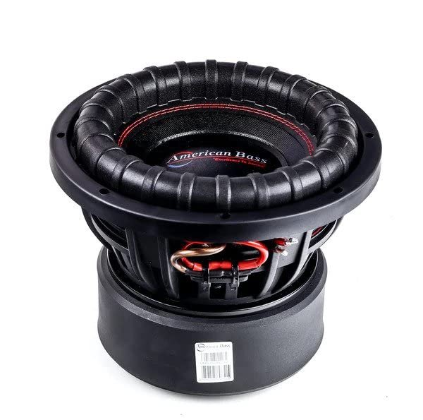 American Bass XD-1044 XD 10-inch Subwoofer 450 Watt RMS / 900 Watt Max Dual Voice Coil 4 Ohm Voice Coils 125 Oz Magnet