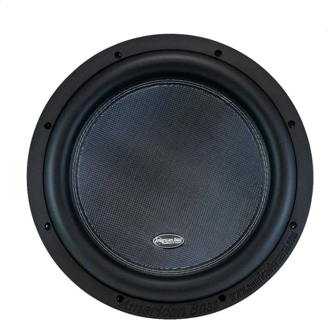 American Bass XR 12" Subwoofer, 2400W Max / 1200W RMS, Dual 4 Ohm, 3" Voice Coil, Cast Frame, Fiberglass Cone, High Output Subwoofer Car Audio Speaker for Sealed or Ported Enclosures