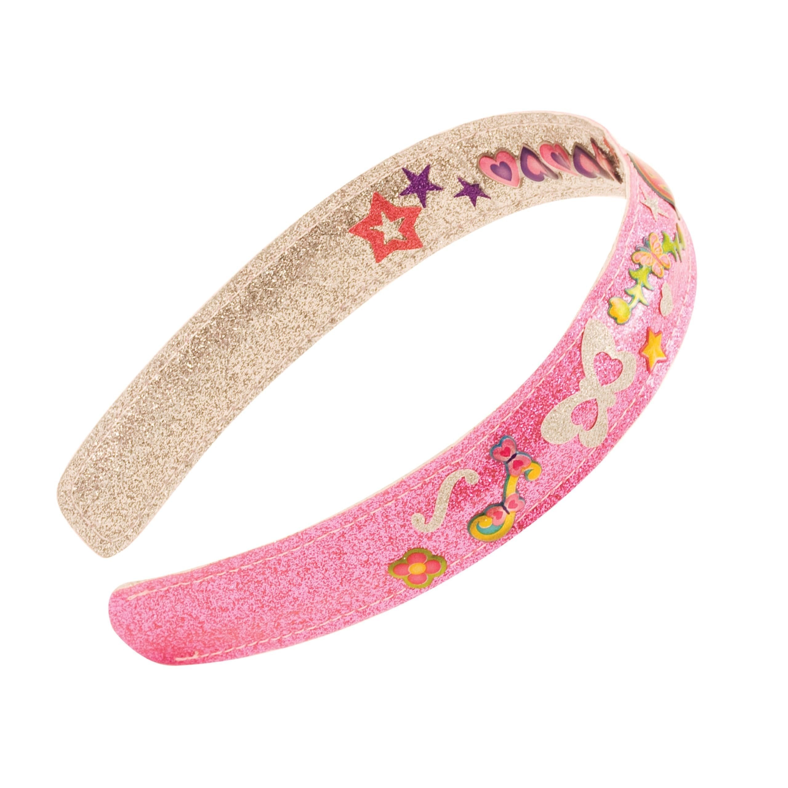 Melissa & Doug Design-Your-Own Headbands Jewelry-Making Kit with 50+ Stickers