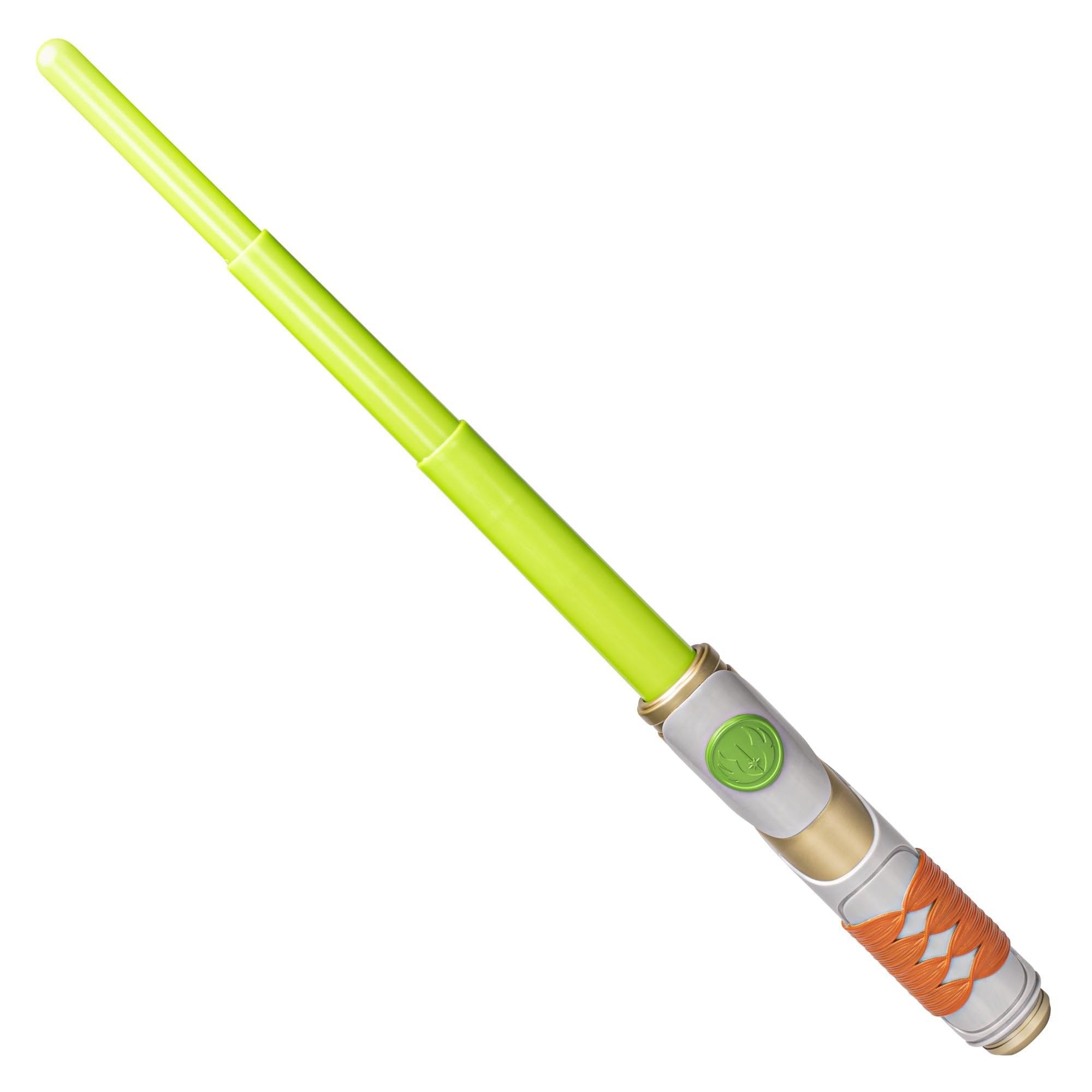 Star Wars: Young Jedi Adventures Kai Brightstar Green Extendable Lightsaber, Toys, Preschool Toys for 3 Year Old Boys & Girls