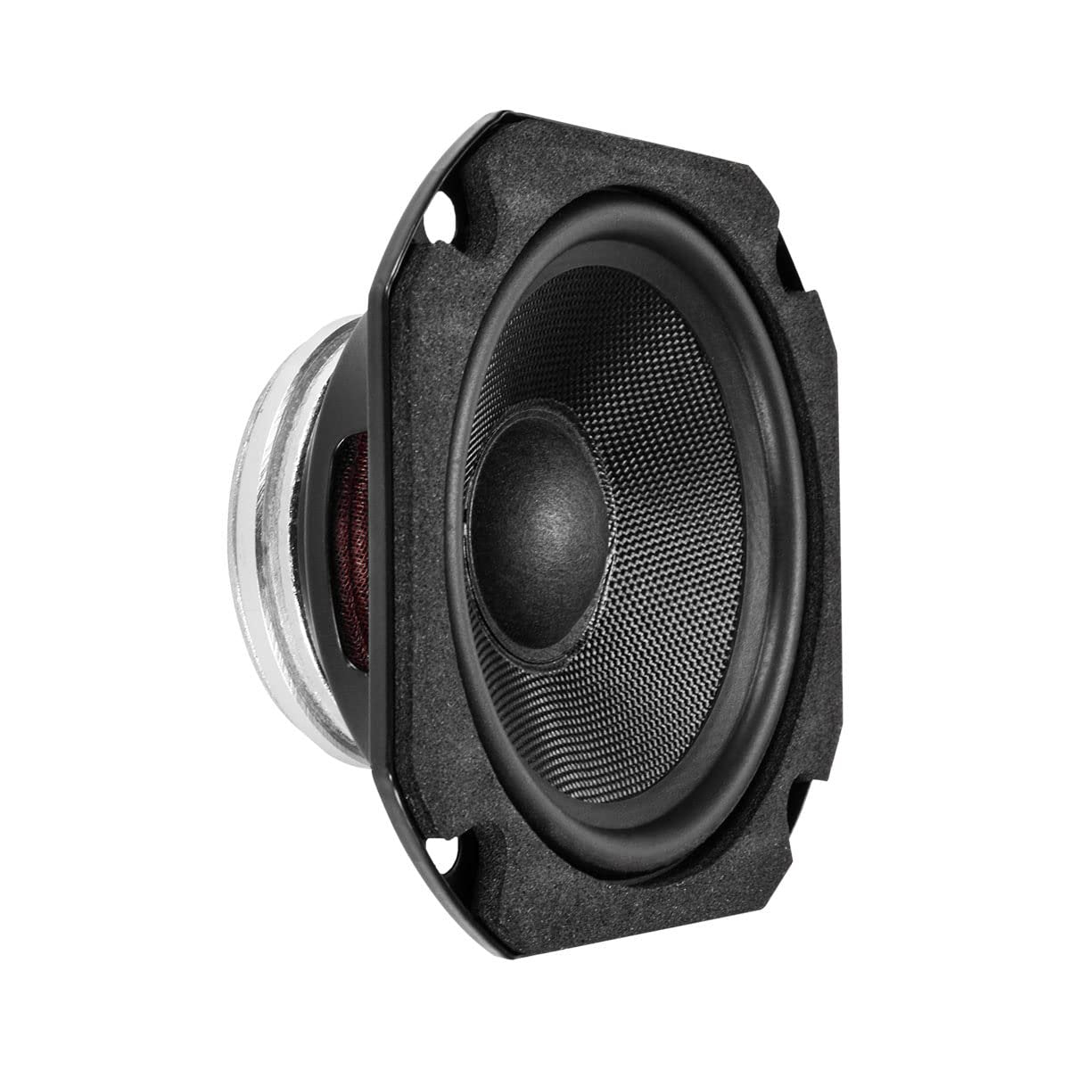 PRV AUDIO 3-inch Full-Range Neodymium Speaker 3MR40-NDY-4 PRO Audio Midrange with 40 Watts Power Handling, 4 Ohm, and Versatile Performance for Car Audio Applications (Single)