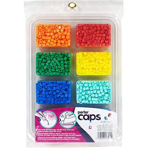 Perler Primary Colors Caps Bead Tray, 2000pcs
