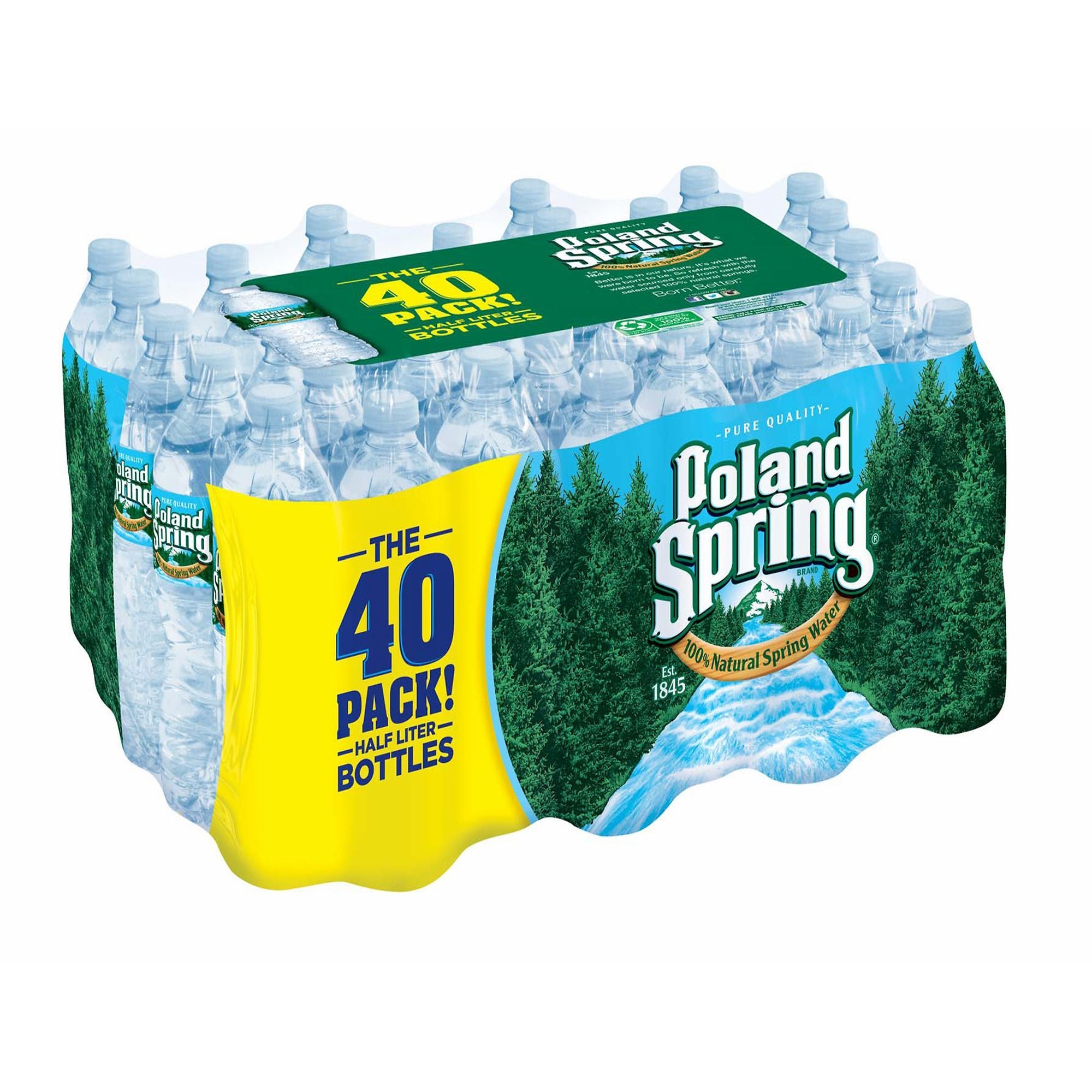 Poland Spring Bottled Water, 40 Count