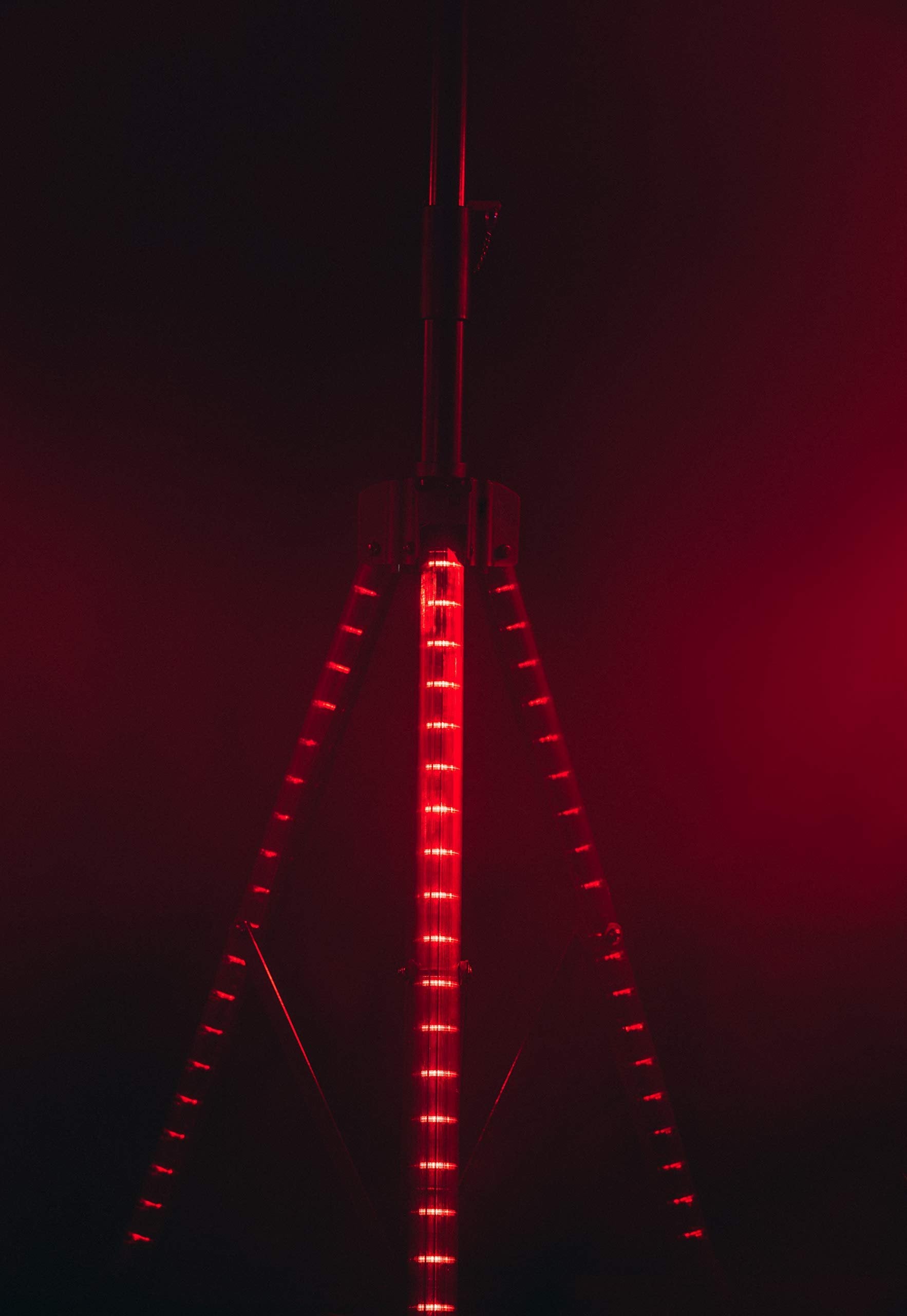 Gemini Sound STL-100 Professional Heavy Duty Speaker Stand with Synced LED Lighting, Black