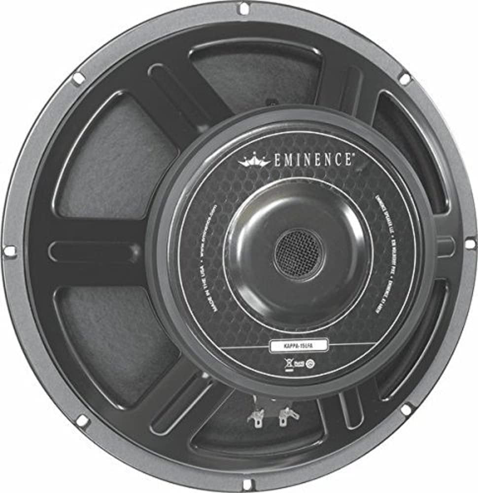 Eminence American Standard Kappa-15LFA 15" Pro Audio Speaker, 600 Watts at 8 Ohms, Black