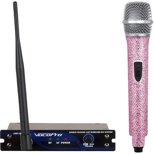 VocoPro PA System (UHF-18-DIAMOND-9N-PINK)