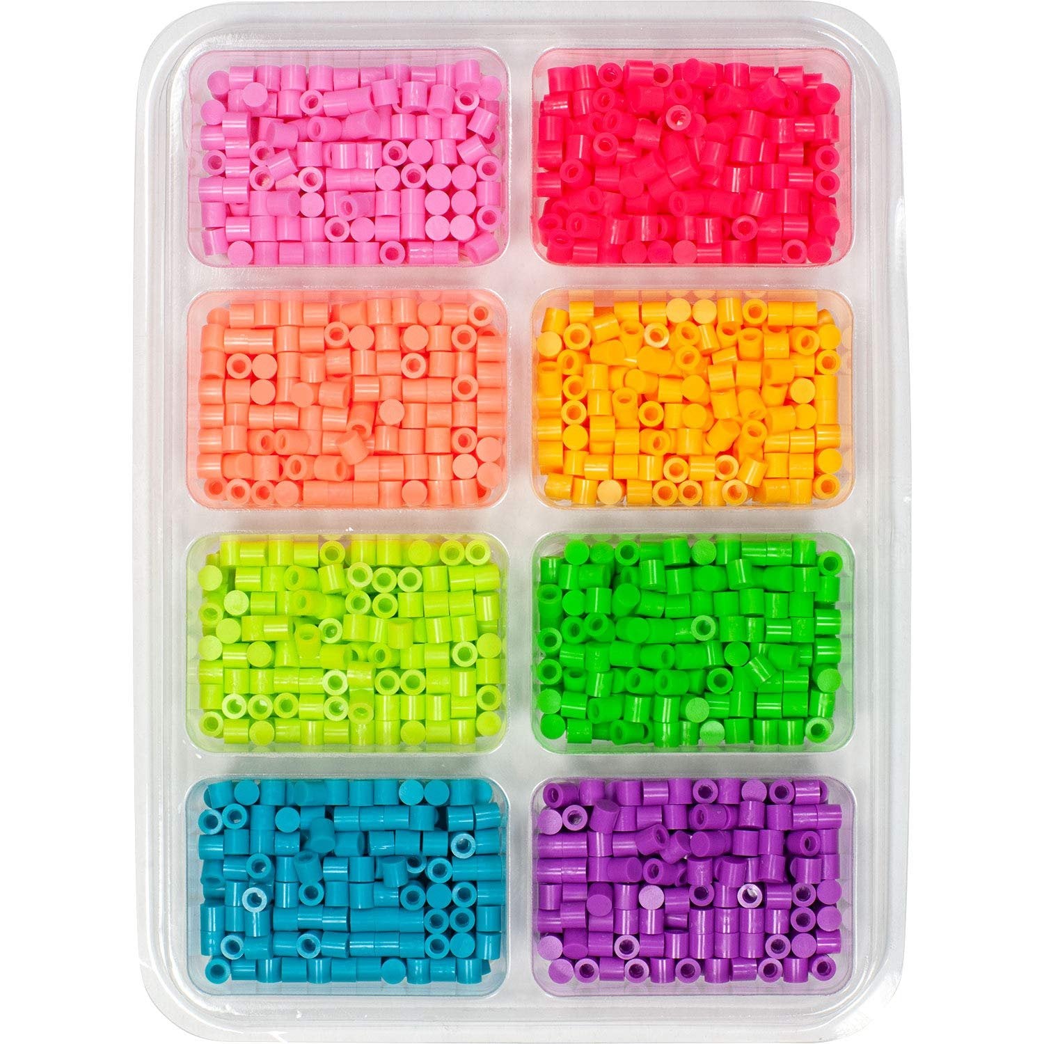 Perler Bright Colors Caps Bead Tray, 2000pcs