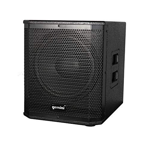 Gemini Sound LRX-448 Professional Bluetooth PA System, Line Array with 4x4 Horizontal Drivers, 12" Powered Subwoofer, 1000W, USB/SD Card, Includes Stands and Cables