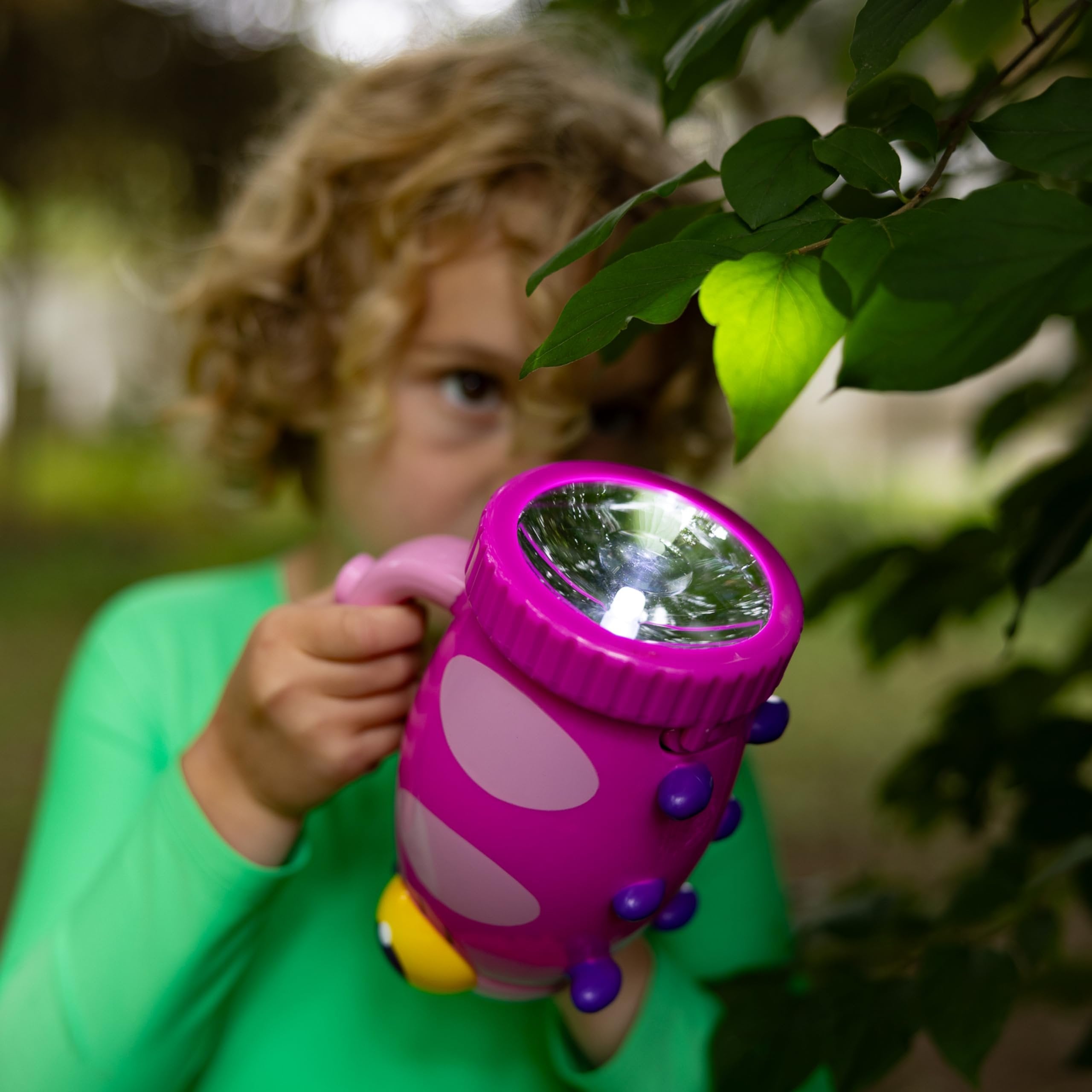 Melissa & Doug Sunny Patch Trixie Ladybug Flashlight With Easy-Grip Handle , Pink