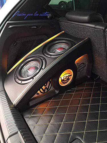Massive Audio SUMMO64XL 6.5” Car Subwoofer | 400W RMS Dual 4 Ohm, High-Output Mini Sub, Heavy-Duty Bass Driver, Compact Enclosure Upgrade for Powerful Low-End
