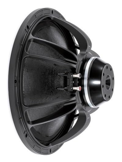 B&C Speakers ALT15NW768M 15-inch Woofer 600 Watts Rms 1200 Watts Peak 8 Ohms Double Silicone Spider Ventilated Voice Coil Gap Loudspeaker Motorcycle Car Pro Audio Components Speaker - 15NW76-8