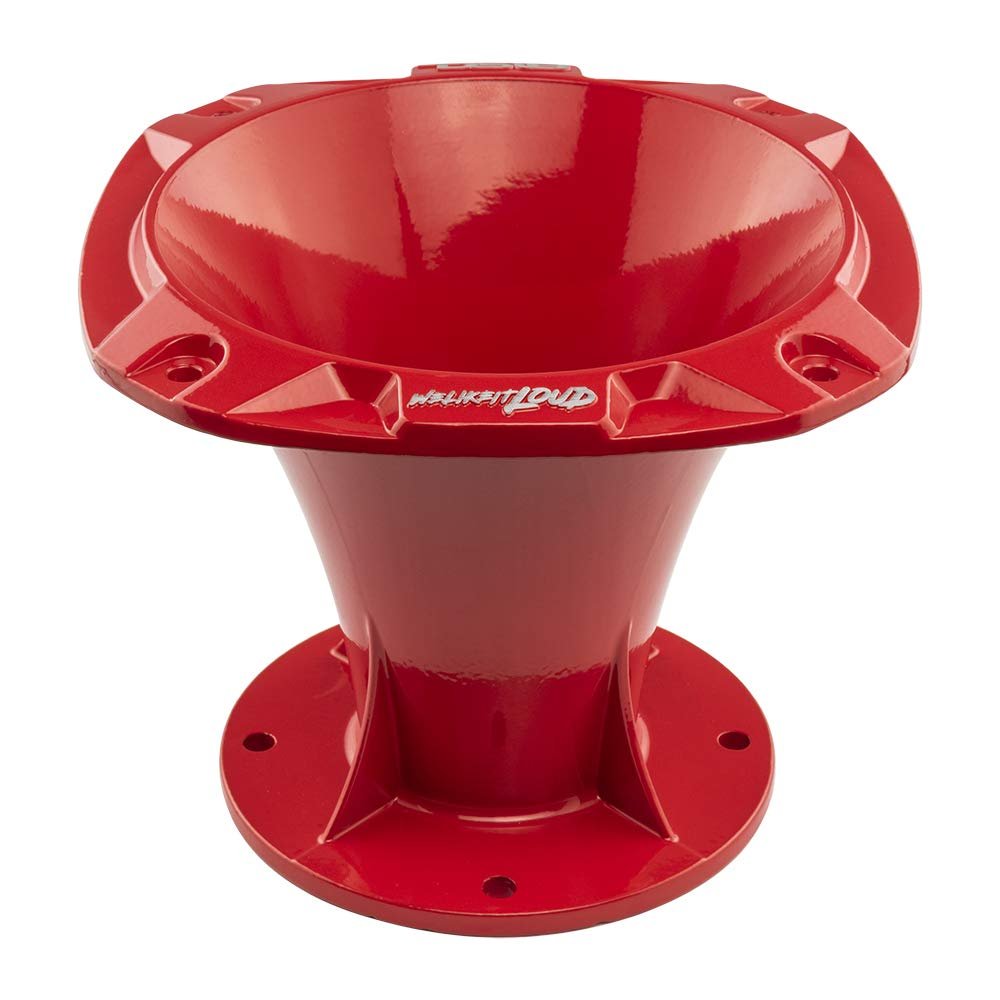 DS18 PRO-HA52/RD 2" 100° Aluminum Bolt On Short Horn (Red)