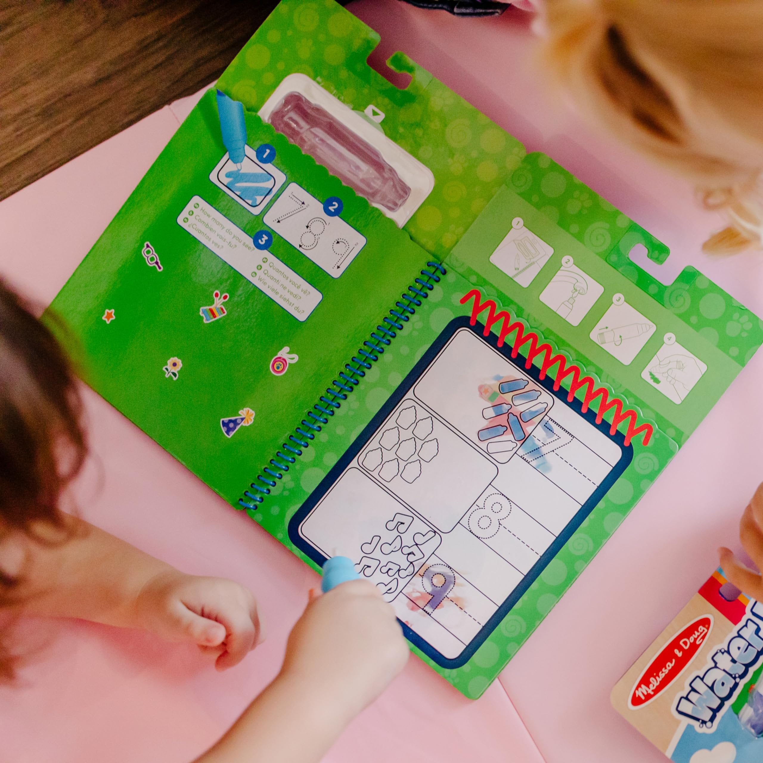 Melissa & Doug Blues Clues & You! Water Wow!! Counting Water Reveal Travel Book | Activity Pad | 3+ | Gift for Boy or Girl