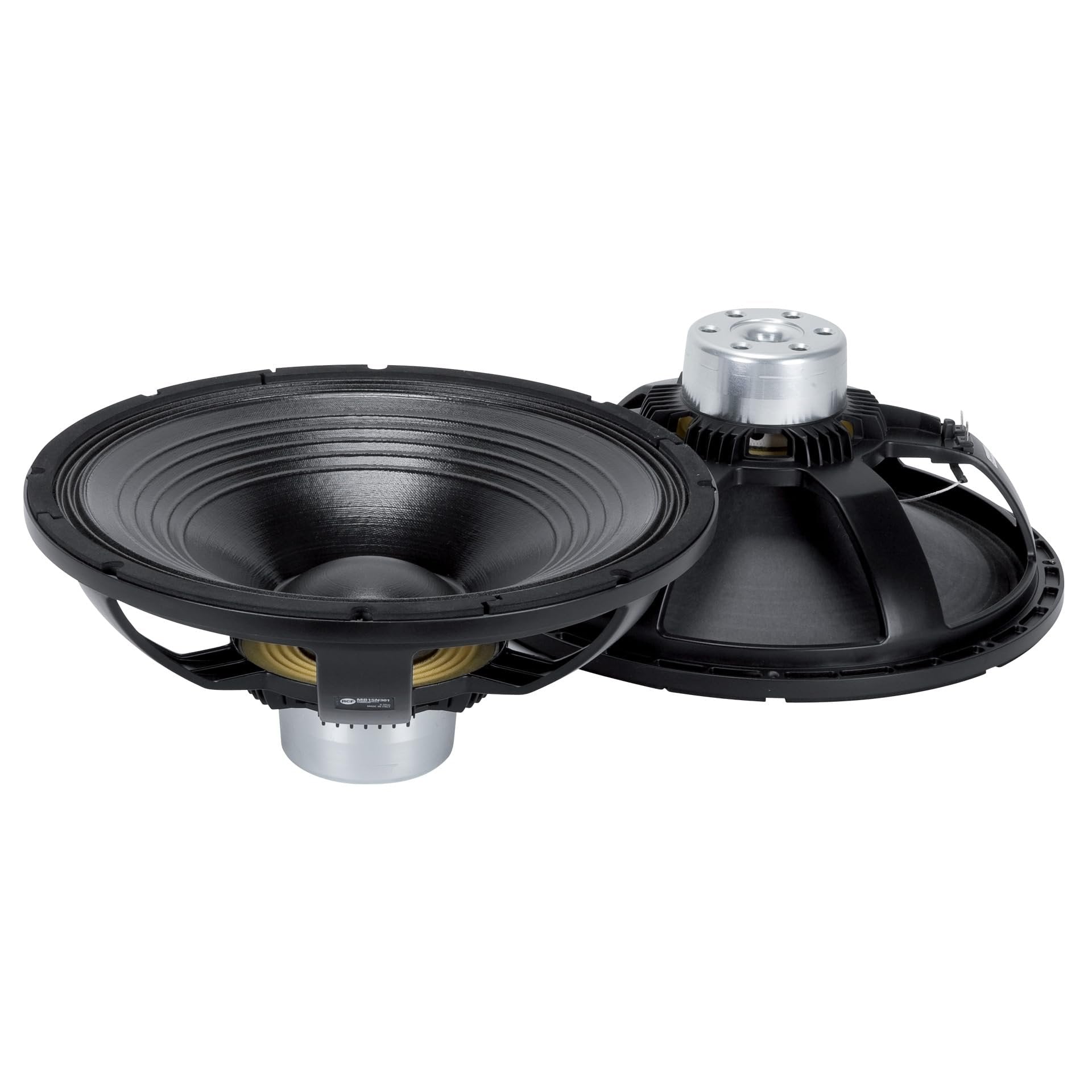 RCF MB15N301 15-inch NEO Mid Bass Sub Woofer 500 WMS 1000 Watts Peak 3-Inch Fibreglass Voice Coil Precision Transducers Pro Audio Speaker 8-Ohm