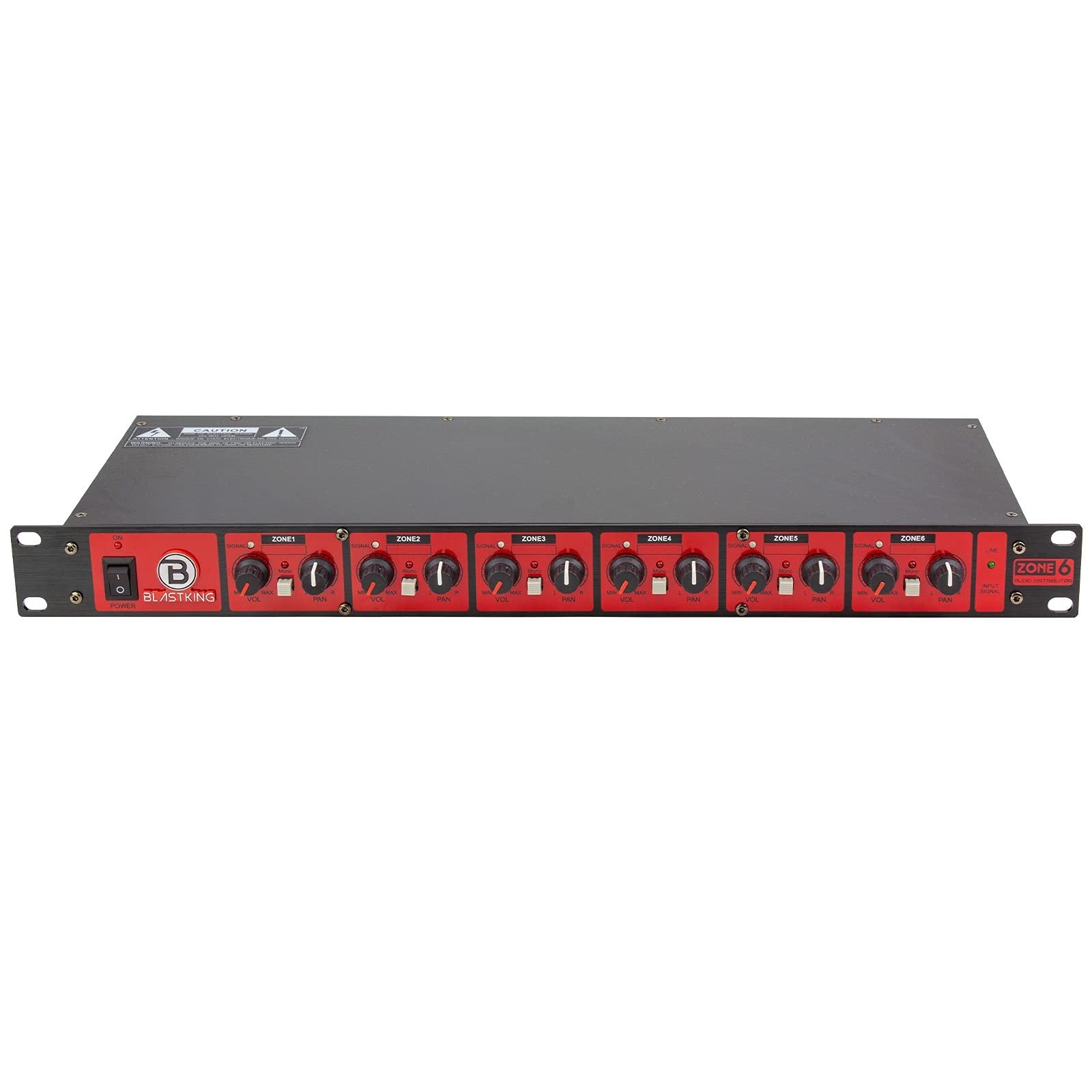 Blastking ZONE6 Six Zone Ultra Low Noise Audio Distributor